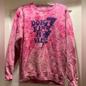 Comfort colors sweatshirt, boutique(mclillys) tie dyed pink sweatshirt